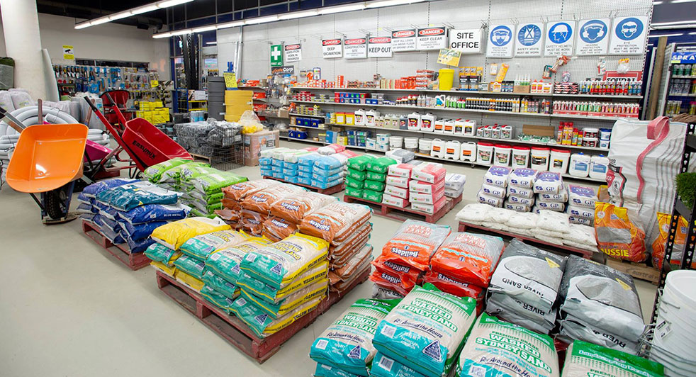 BC Sands Taren Point and BC Sands Brookvale both have stores with hardware supplies for construction and landscaping