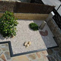 Zen style gardens bring meditative peace and minimal plantings save on water