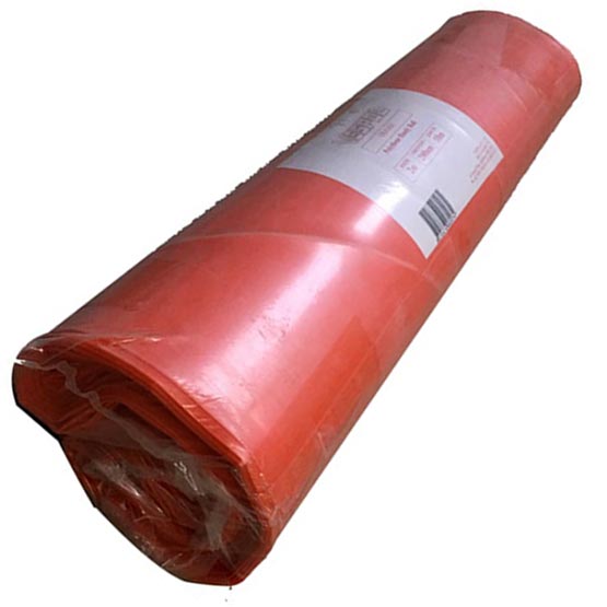 Plastic Orange Handy Roll 2mx5mx200um (0.2mm) thick Builders/Concrete Film