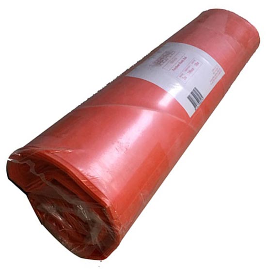 Plastic Orange Handy Roll 2mx10mx200um thick Builders/Concrete Film