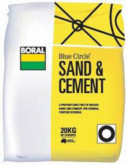 Sand & Cement Boral 20kg Blue Circle