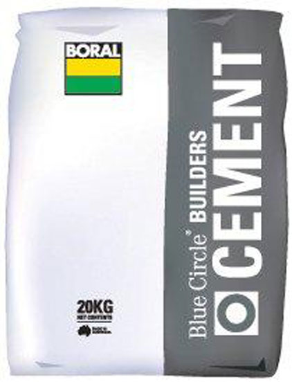 Cement Builders Boral 20kg Blue Circle - Click Image to Close