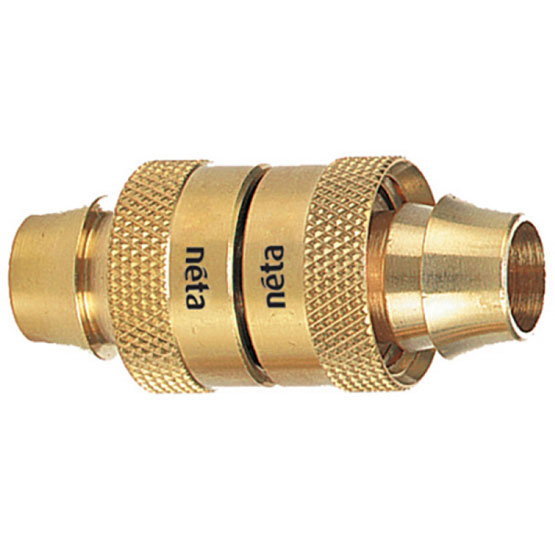 Hose Joiner Brass 12mm Neta - Click Image to Close