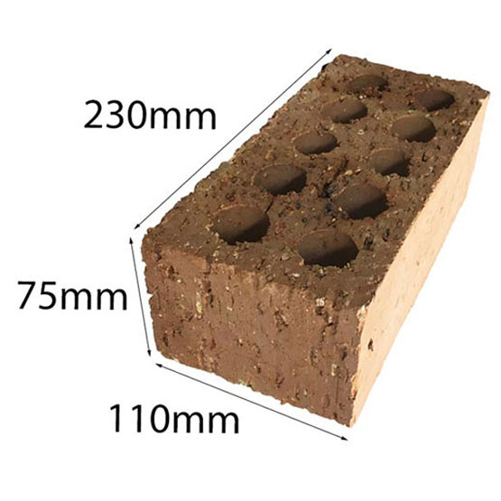 Brick Extruded Super Common Each 230x110x75mm - Click Image to Close