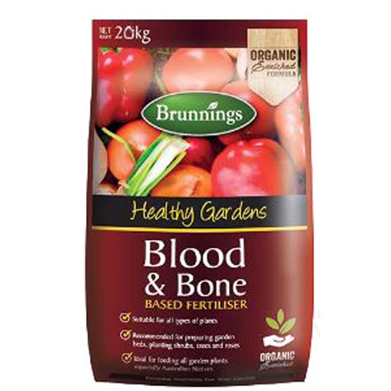 Fertiliser Blood & Bone 20kg Brunnings