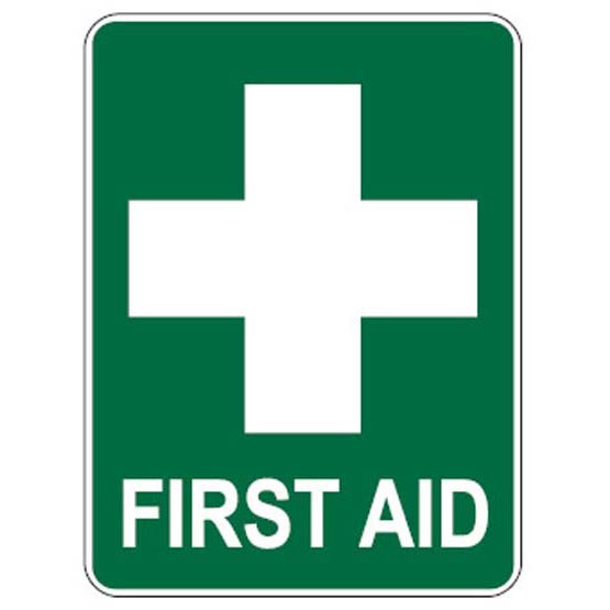 Site Sign First Aid 450x600mm