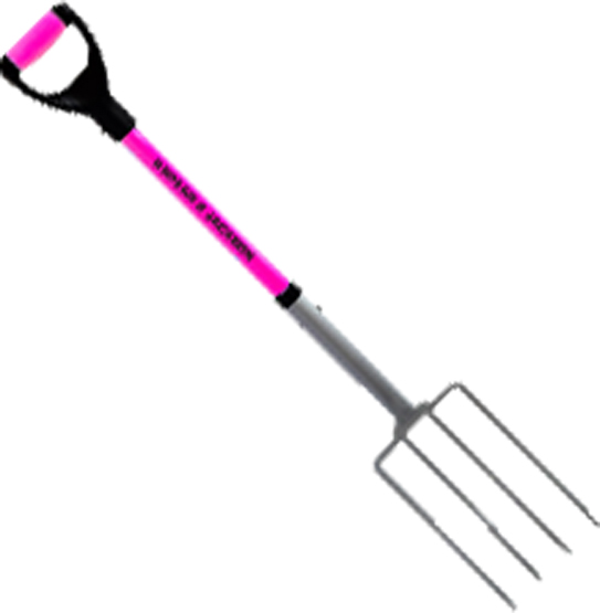 Fork Digging 'D' Handle Pink Spear & Jackson