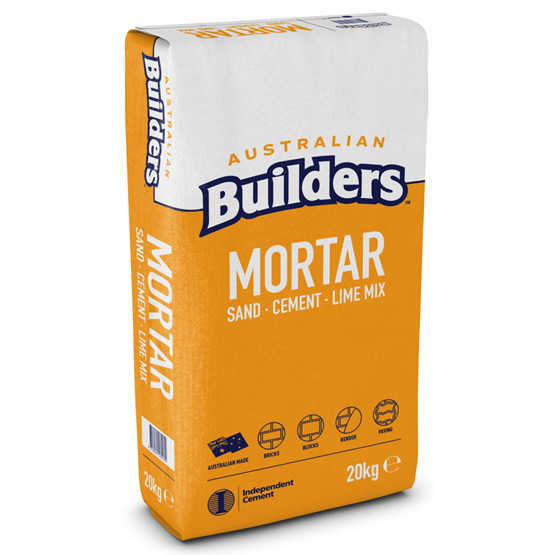 Mortar Mix Australian Builders 20kg - Click Image to Close