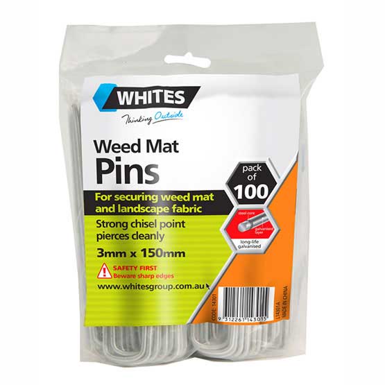 Mulch/Weed Mat Pins 100 pack