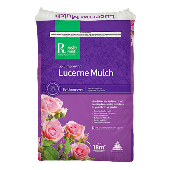 Packaged Mulch Lucerne Medium Bale (covers approx 18m2)