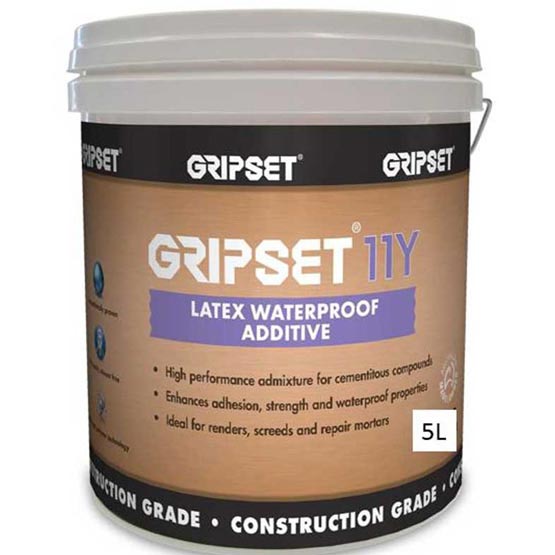 Gripset 11Y 5L Latex Waterproofing Additive
