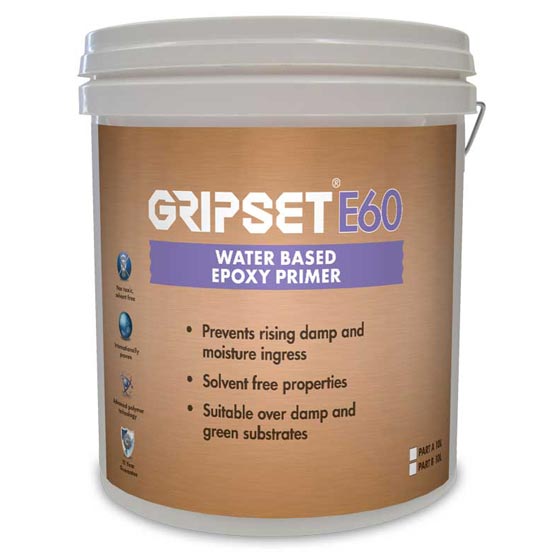 Gripset E60 Kit Total 20L Water-Based Epoxy Primer for Waterproofing