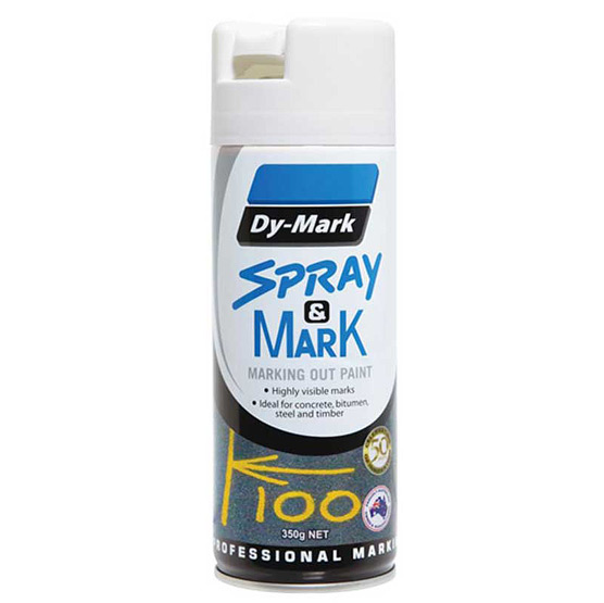 Survey Marking White 350g Dy-Mark Spray & Mark Paint