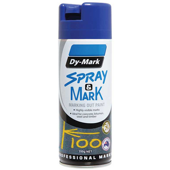 Survey Marking Blue 350g Dy-Mark Spray & Mark Paint