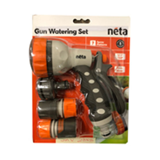 Hose Watering Gun Set PVC 12mm Neta