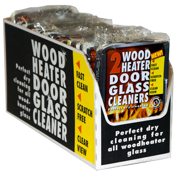 Wood Heater Door Glass Cleaner 2 per pack