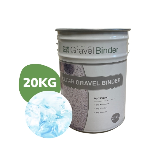 Binding Resin for Gravel, Pebbles and Mulch 20kg Clear 'Pour On'