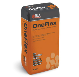 Tile Adhesive Oneflex 20kg Premium Grade Rubber Filled Polymere Modified Adhesive