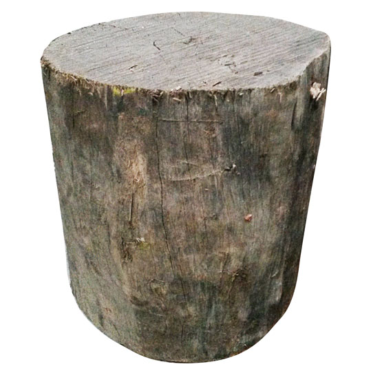 Firewood chopping block 350mm (caution - heavy lift) - Click Image to Close