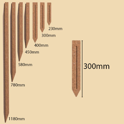 Shapescaper Edging Stake 300mm Redcor (Rust)