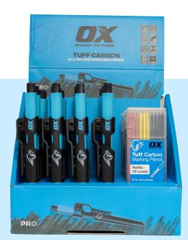 Pencil Carbon Marking Ox Tuff Display Pack