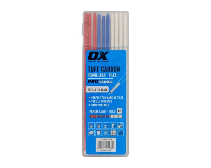 Pencil Carbon Refills Graphite Lead 10pack OX Tuff