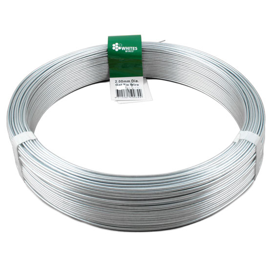 Tie Wire Galvanised 2mm 1kg roll - Click Image to Close