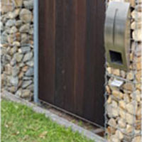 Gabion letterbox