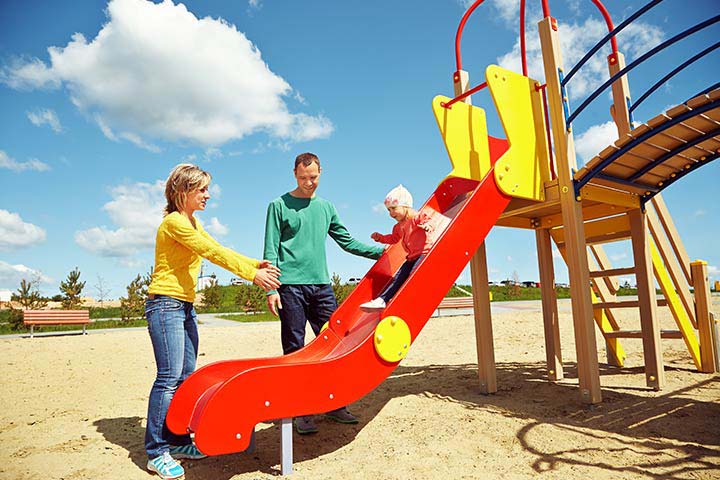 Play Sand as softfall in a play area