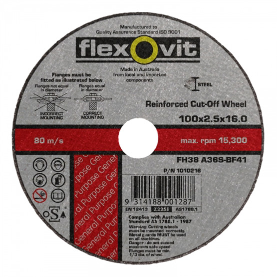Cutting-Off Wheel Metal 100x2.5x16mm