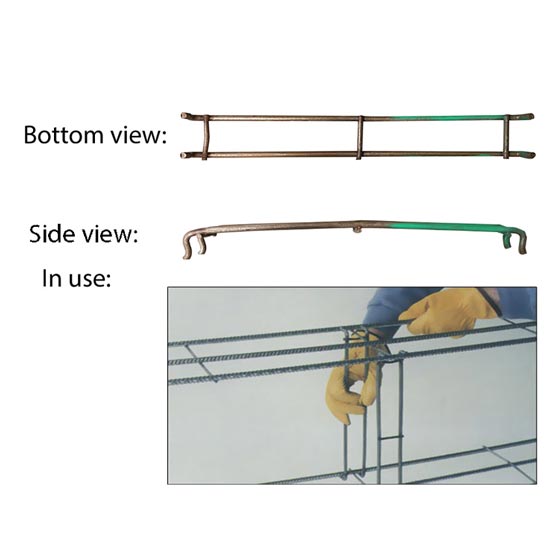 Trench Mesh Clip 8x200mm