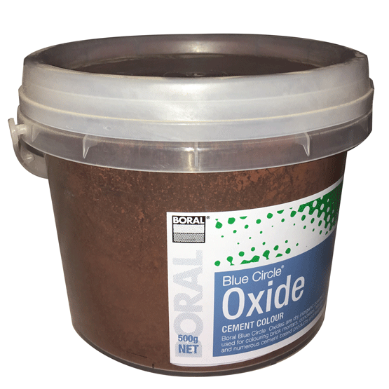 Oxide Medium Brown 660 500g Boral Blue Circle
