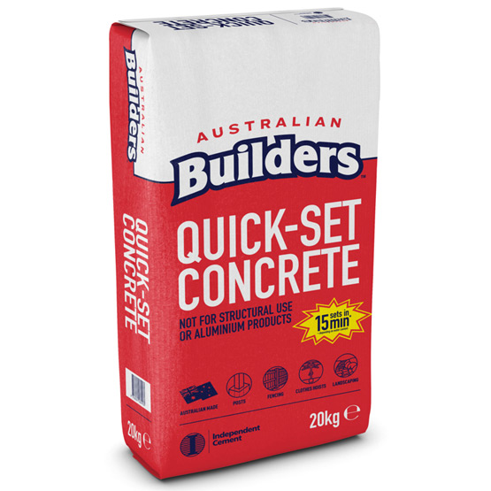 Concrete Quickset Australian Builders 20kg Bcsands Online Shop