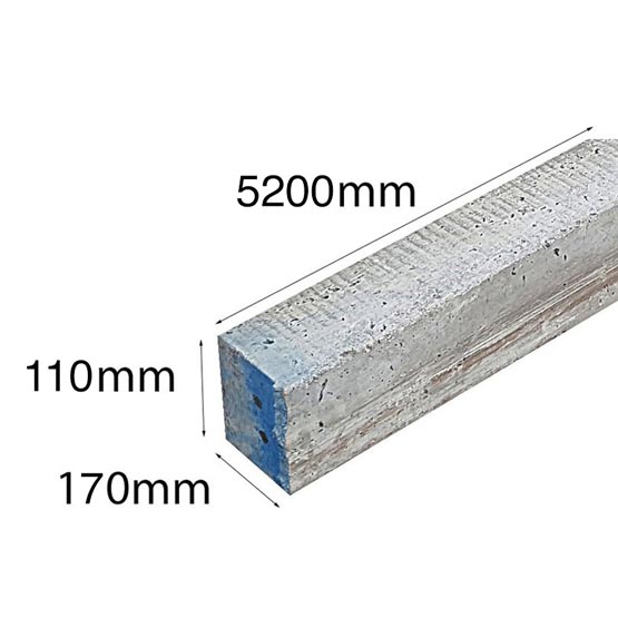 Lintel Concrete 170x110x5200mm Ultralintel