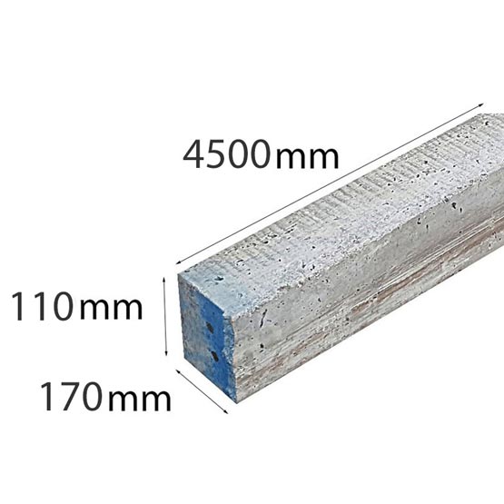 Lintel Concrete 170x110x4500mm Ultralintel