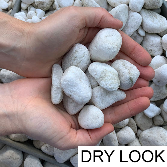 Pebble Snow White 20-30mm 20kg