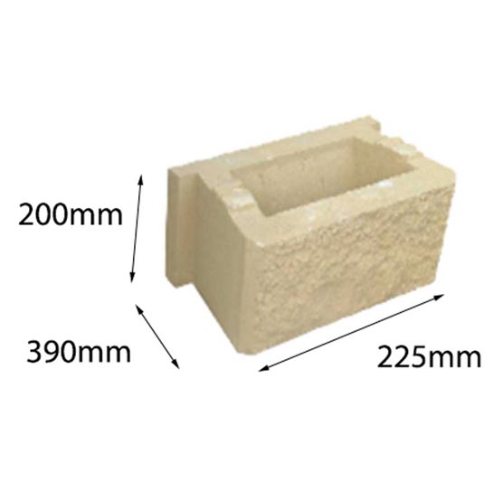 Block Tasman Retaining Full 390x225x200mm Each (75 per pallet)