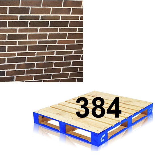 Brick Gertrudis Brown Brown Pallet of 384