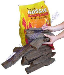 Firewood Kindling Aussie 10Kg Larger pieces BBQ