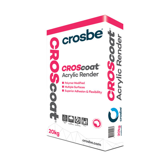 Render Acrylic Croscoat Crosbe 20kg Bag