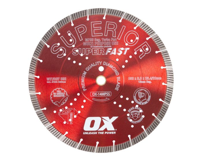 Blade Diamond 350mm Superfast Segmented ''14'' MPSS OX Pro
