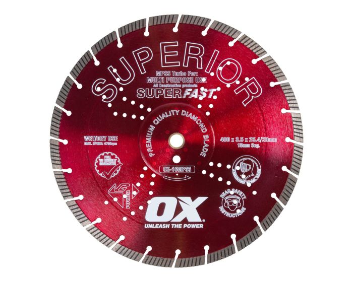 Blade Diamond 400mm Superfast Segmented ''16'' MPSS OX Pro